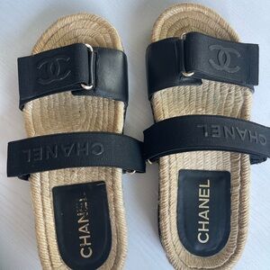 Chanel Black Women's Sandals